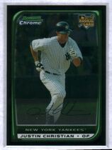 2008 Bowman Chrome Draft #BDP13 Justin Christian