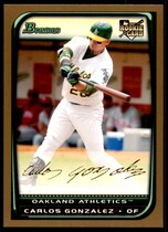 2008 Bowman Draft Gold #BDP19 Carlos Gonzalez