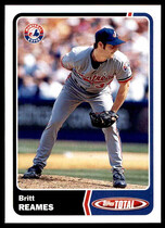 2003 Topps Total #724 Britt Reames