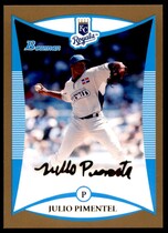 2008 Bowman Draft Prospects Gold #BDPP74 Julio Pimentel
