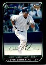 2008 Bowman Draft #BDP13 Justin Christian