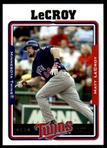 2005 Topps Base Set #59 Matt LeCroy