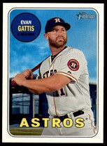 2018 Topps Heritage #196 Evan Gattis