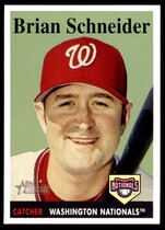 2007 Topps Heritage #114 Brian Schneider