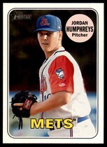 2018 Topps Heritage Minor League #14 Jordan Humphreys