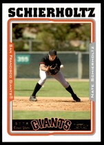 2005 Topps Base Set #301 Nate Schierholtz