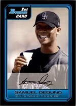 2006 Bowman Prospects #B36 Samuel Deduno