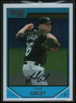 2007 Bowman Chrome Draft Draft Picks #BDPP39 Frank Gailey