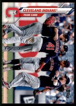 2020 Topps Base Set #65 Cleveland Indians Team Card