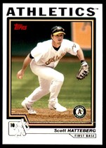 2004 Topps Base Set Series 2 #492 Scott Hatteberg