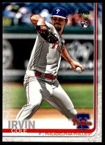 2019 Topps Update #US108 Cole Irvin