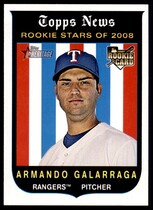 2008 Topps Heritage #124 Armando Galarraga