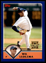 2003 Topps Traded #T221 Wil Ledezma