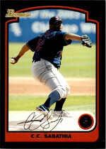 2003 Bowman Base Set #112 C.C. Sabathia