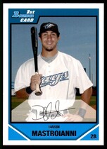 2007 Bowman Draft Draft Picks #BDPP8 Darin Mastroianni