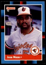 1988 Donruss Base Set #601 Jose Mesa