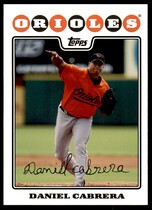 2008 Topps Base Set Series 2 #341 Daniel Cabrera