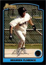 2003 Bowman Base Set #257 Branden Florence