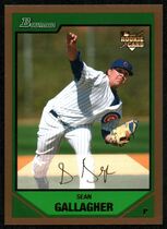 2007 Bowman Draft Gold #BDP22 Sean Gallagher