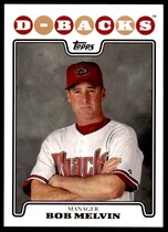 2008 Topps Base Set Series 1 #27 Bob Melvin