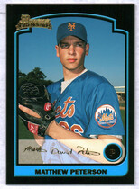 2003 Bowman Gold #280 Matthew Peterson