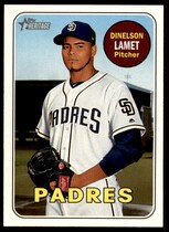 2018 Topps Heritage #190 Dinelson Lamet