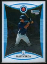 2008 Bowman Chrome Draft Prospects #BDPP63 Matt Cerda