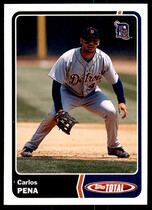 2003 Topps Total Team Checklists #TTC11 Carlos Pena