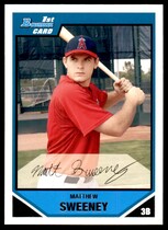 2007 Bowman Prospects #BP11 Matthew Sweeney