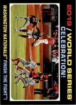 2020 Topps Heritage #334 Nationals Celebrate
