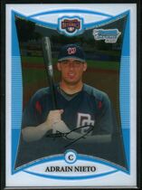 2008 Bowman Chrome Draft Prospects #BDPP9 Adrian Nieto