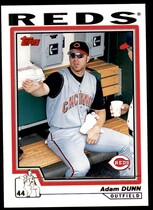 2004 Topps Base Set Series 1 #170 Adam Dunn