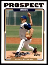 2005 Topps Update #UH104 Mark Rogers