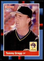 1988 Donruss Base Set #203 Tommy Gregg