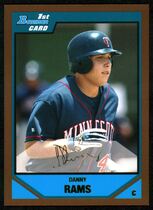 2007 Bowman Draft Draft Picks Gold #BDPP32 Danny Rams