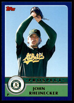 2003 Topps Traded #T156 John Rheinecker
