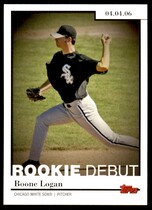 2006 Topps Update and Highlights Rookie Debut #RD-15 Boone Logan