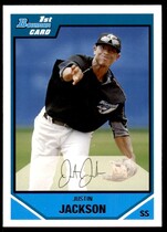 2007 Bowman Draft Draft Picks #BDPP30 Justin Jackson