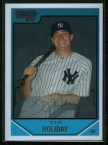 2007 Bowman Chrome Draft Draft Picks #BDPP24 Taylor Holiday