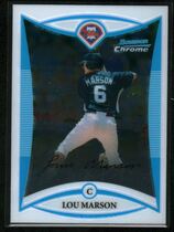 2008 Bowman Chrome Draft Prospects #BDPP94 Lou Marson