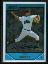 2007 Bowman Chrome Draft Futures Game Prospects #BDPP73 Kevin Mulvey