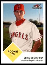 2003 Fleer Tradition Update #U293 Chris Bootcheck