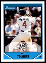 2007 Bowman Draft Futures Game Prospects #BDPP104 Matt Tolbert
