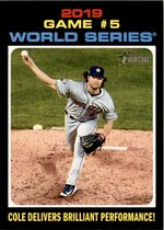 2020 Topps Heritage #331 Cole Comes Up Huge
