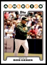 2008 Topps Base Set Series 1 #124 Bob Geren