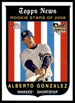 2008 Topps Heritage #127 Alberto Gonzalez