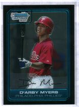 2006 Bowman Chrome Draft Draft Picks #DP25 D'Arby Myers