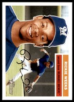 2005 Topps Heritage #230 Rickie Weeks