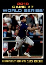 2020 Topps Heritage #333 Howie Kendrick Plays Hero