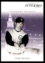 2005 Studio Base Set #106 Todd Helton